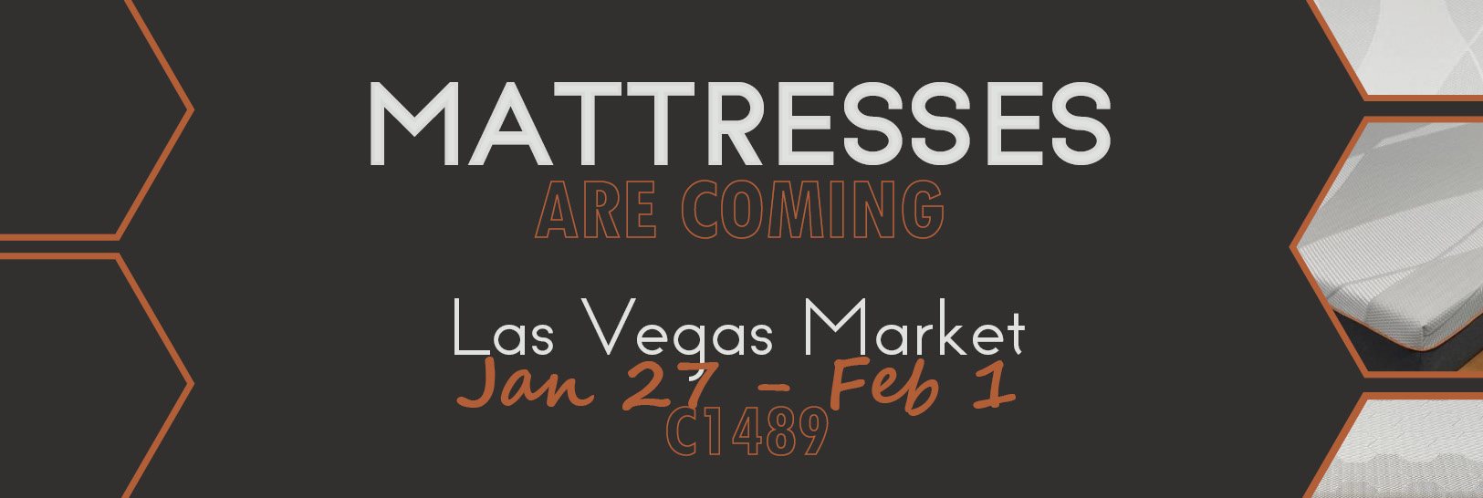 Mattresses are coming to Las Vegas Market, Jan 28 - Feb 1, 2023